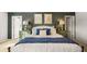 Inviting bedroom featuring plush bedding, stylish decor, and ample natural light at 354 Friendship Oak Way, Hampton, GA 30228