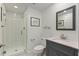 Clean bathroom with glass shower, sleek vanity, and modern fixtures at 3636 Habersham Nw Rd # 2103, Atlanta, GA 30305
