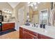 Well-appointed bathroom features dual vanities, tile flooring, and a separate shower area at 4030 Gold Mill Rdg, Canton, GA 30114