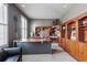 Well-lit home office with custom built-ins and a large desk, perfect for remote work at 4030 Gold Mill Rdg, Canton, GA 30114