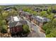 Beautiful aerial view of the apartment complex showcasing well-maintained buildings and ample parking at 4955 Ivy Ridge Se Dr # 404, Atlanta, GA 30339