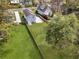 An aerial view captures a home with a huge backyard at 3117 Dogwood Dr, Hapeville, GA 30354
