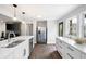 Bright, modern kitchen with stainless steel appliances, white countertops and plenty of natural light at 1251 Pierce Se Ave, Smyrna, GA 30080