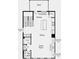 Detailed floorplan of the second floor, featuring kitchen, great room, dining area and half bath at 300 Oldvine Dr, Lawrenceville, GA 30044