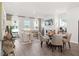 Spacious living and dining area with hardwood floors and plenty of natural light at 524 Provence Gate Ln, Lawrenceville, GA 30044