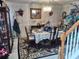 Formal dining room featuring elegant decor, with decorative accents and an ornate chandelier at 1074 Deshon Trl, Lithonia, GA 30058