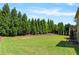 Expansive backyard featuring lush lawn and mature trees perfect for outdoor recreation and relaxation at 5330 Cole Creek Ln, Cumming, GA 30040
