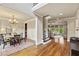 Open-concept living spaces with hardwood floors and natural light at 5330 Cole Creek Ln, Cumming, GA 30040