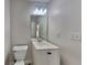Clean bathroom with a vanity and mirror at 4688 Snap Creek Ln, Decatur, GA 30035