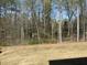 Grassy backyard with mature trees and a serene, natural setting at 63 Aspen Way, Dallas, GA 30157