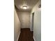 Home entryway with wood laminate flooring and stairs at 3839 Henry Ct, Acworth, GA 30101