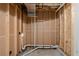 Unfinished basement with exposed wood frame, plumbing, and electrical wiring at 167 Fairview Oak Trl, Dallas, GA 30157