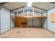 Spacious metal shed featuring a loft with ample storage space at 167 Fairview Oak Trl, Dallas, GA 30157