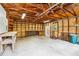Spacious garage with ample storage, workbench, and room for parking at 4290 Chestnut Grove Ln, Austell, GA 30106