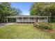 Charming ranch-style home with a welcoming front porch, carport, and landscaped yard at 5052 W Mountain St, Stone Mountain, GA 30083