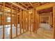 Spacious unfinished basement with exposed framing and concrete floor at 114 Montgomery Ln, Villa Rica, GA 30180