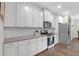 Well-appointed kitchen featuring stainless steel appliances and granite countertops at 114 Montgomery Ln, Villa Rica, GA 30180