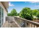 Spacious deck with wooden railing offering great views at 111 Riverstone Commons Cir, Canton, GA 30114