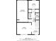Floor plan showcasing the layout of the first level, including the garage, laundry, bath and foyer at 111 Riverstone Commons Cir, Canton, GA 30114
