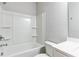 Bathroom features a bathtub/shower and single vanity at 3681 Deaton Trl, Buford, GA 30519