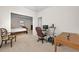 Bright office with computer desk, and open access to an adjacent room at 4782 Lakeway, Alpharetta, GA 30005