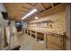 Unfinished basement with workbench and storage, ready for customization at 4981 Millwood Dr, Canton, GA 30114
