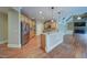 Kitchen with stainless steel appliances, granite counters, and island at 4981 Millwood Dr, Canton, GA 30114