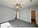 Bedroom featuring neutral walls, carpet, and a ceiling fan at 3354 Preserve Run Trl, Loganville, GA 30052