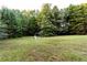 Large backyard with mature trees and a swing set/slide at 355 Freeman Dr, Covington, GA 30016