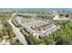 Community aerial view showing house location and neighborhood layout nestled within green landscape at 930 Crestview Dr, Johns Creek, GA 30024