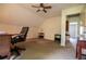 Cozy carpeted bedroom features furniture and neutral walls at 3545 Liberty Rd, Villa Rica, GA 30180