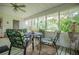Covered porch featuring comfortable seating, ideal for enjoying the outdoors in any weather at 3545 Liberty Rd, Villa Rica, GA 30180