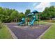 Community playground with fun slides and equipment for children to enjoy, set in a secure and well-maintained area at 8355 Ainsworth Dr, Cumming, GA 30041