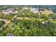 Wide aerial perspective captures the neighborhood and property's location at 159 Forest Ave, Social Circle, GA 30025