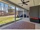 View of the back patio with outdoor seating and peaceful surroundings at 1847 Davis Mill Rd, Dallas, GA 30157