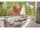 Outdoor deck featuring cozy seating and a grill, ideal for relaxation and entertaining guests at 2101 Kinridge Rd, Marietta, GA 30062