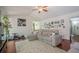 Spacious living room with a cozy vibe, hardwood floors and accent wall decorations at 2101 Kinridge Rd, Marietta, GA 30062
