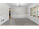 Spacious dining room with elegant trim, neutral walls, and new carpeting at 2443 High Meadows Ct, Conyers, GA 30094