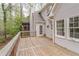 Large back deck with access to the backyard at 275 Sageglen Rd, Lawrenceville, GA 30044