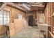 Unfinished basement area with open ceiling, utility sink, and ready for customizations at 275 Sageglen Rd, Lawrenceville, GA 30044