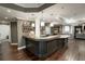 Open concept bar area with a wooden countertop and a wine display at 3224 Lanier Ne Dr, Atlanta, GA 30319