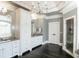 Luxurious bathroom featuring granite countertops, custom cabinets, and glass shower at 3224 Lanier Ne Dr, Atlanta, GA 30319