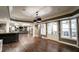 Spacious living room with hardwood floors, recessed lighting, and large windows at 3224 Lanier Ne Dr, Atlanta, GA 30319
