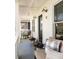 Cozy front porch with seating, seasonal decor, and exterior lighting at 91 Chester Se Aly, Atlanta, GA 30316