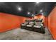 The home theater provides comfortable seating for a cinematic experience at home at 2105 Rotunda Ct, Conyers, GA 30094