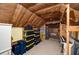 Spacious attic offering ample storage space for personal belongings and seasonal items at 3021 Favor Pines Sw Ct, Marietta, GA 30060