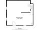 Basement floor plan with dimensions, including a staircase and entrance area at 684 N Cherokee N Rd, Social Circle, GA 30025