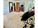 Main bedroom featuring a comfy bed and neutral colors at 684 N Cherokee N Rd, Social Circle, GA 30025