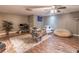 Basement with an area rug, an office setup and a sofa at 2887 Swarthmore Dr, Lawrenceville, GA 30044