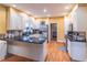 Large open kitchen with stainless appliances, island, and lots of counter space at 2887 Swarthmore Dr, Lawrenceville, GA 30044